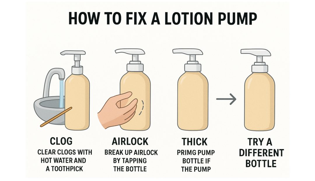 If lotion pump not working 1 If lotion pump not working 1